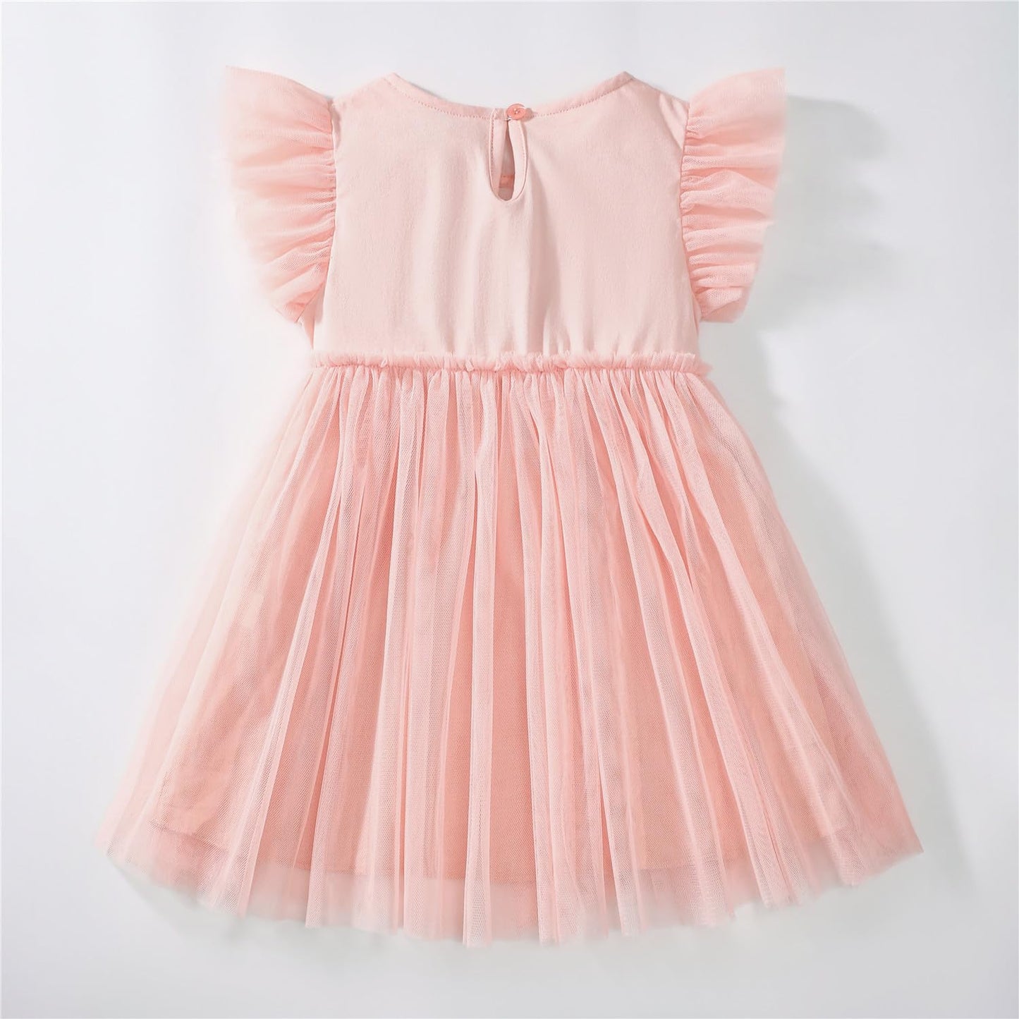 Kleinkind Mädchen Kurze Ärmel Ostern Kleid Baumwolle lässig Jersey Shirt Playwear Applique Kleid