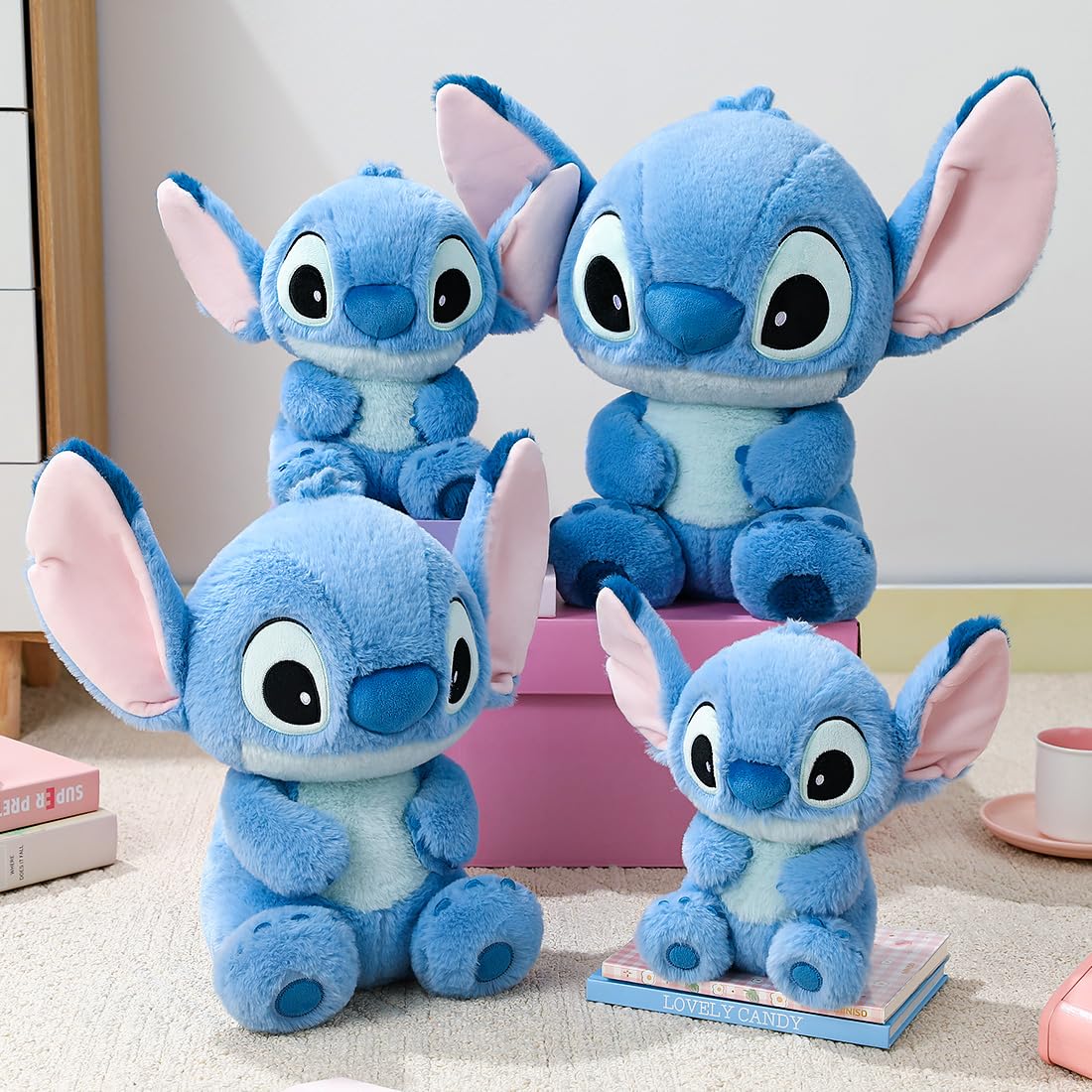 MINISO Plüschfigur 25 * 23cm, Kuscheltier, Plüschspielzeug, Stofftiere für Kinder, Kuscheltiere FüR Kinder Geburtstag Geschenk