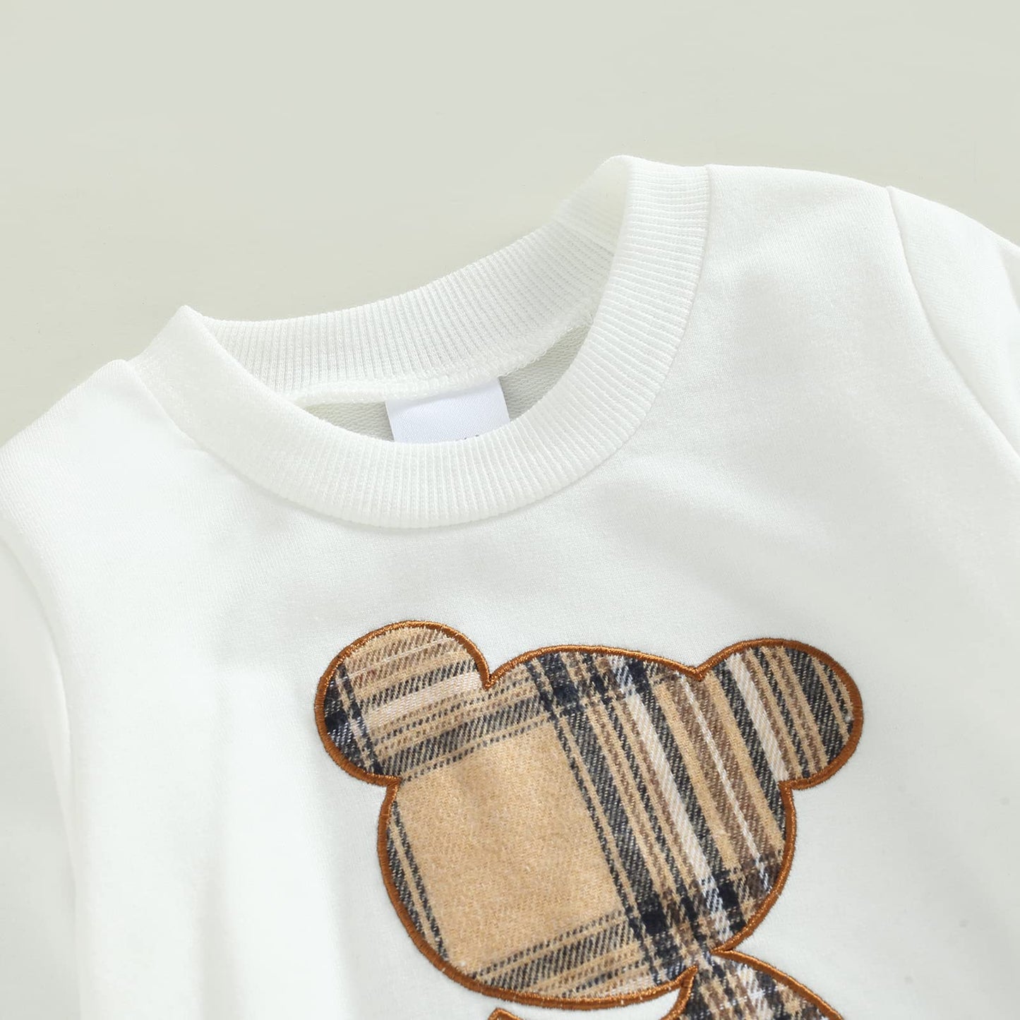 Baby Boys Girls Clothes Little Bear Sweatshirt + Trousers Two Piece Set Newborn Outfit 
