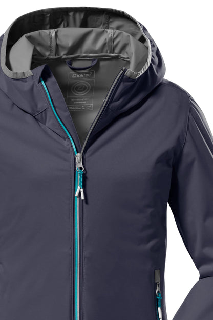 Killtec Mädchen Kos 164 Grls Jckt Lightweight Jacke mit Stehkragen, packbar