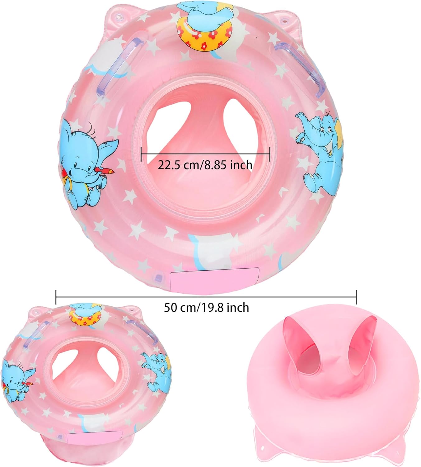 Baby Schwimmring, Baby Schwimmen Ring, Schwimmhilfe mit Schwimmsitz, Schwimmreifen für Kleinkind von 6 Monate bis 48 Monate, Schwimmlernhilfe für Mädchen und Jungs