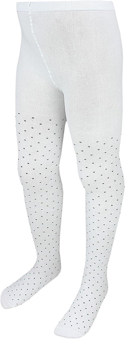 TupTam, Girls' Knitted Tights, Colourful Pattern, Pack of 6