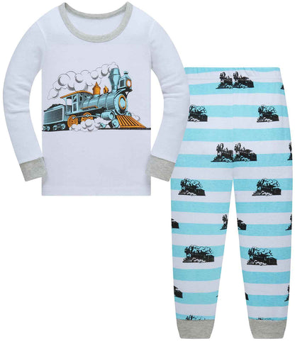 Boys Pyjamas Dinosaur Children's Sleepwear Long Sleeve Cotton Winter Christmas Pyjama Set Size 92-152, 1-12 Years