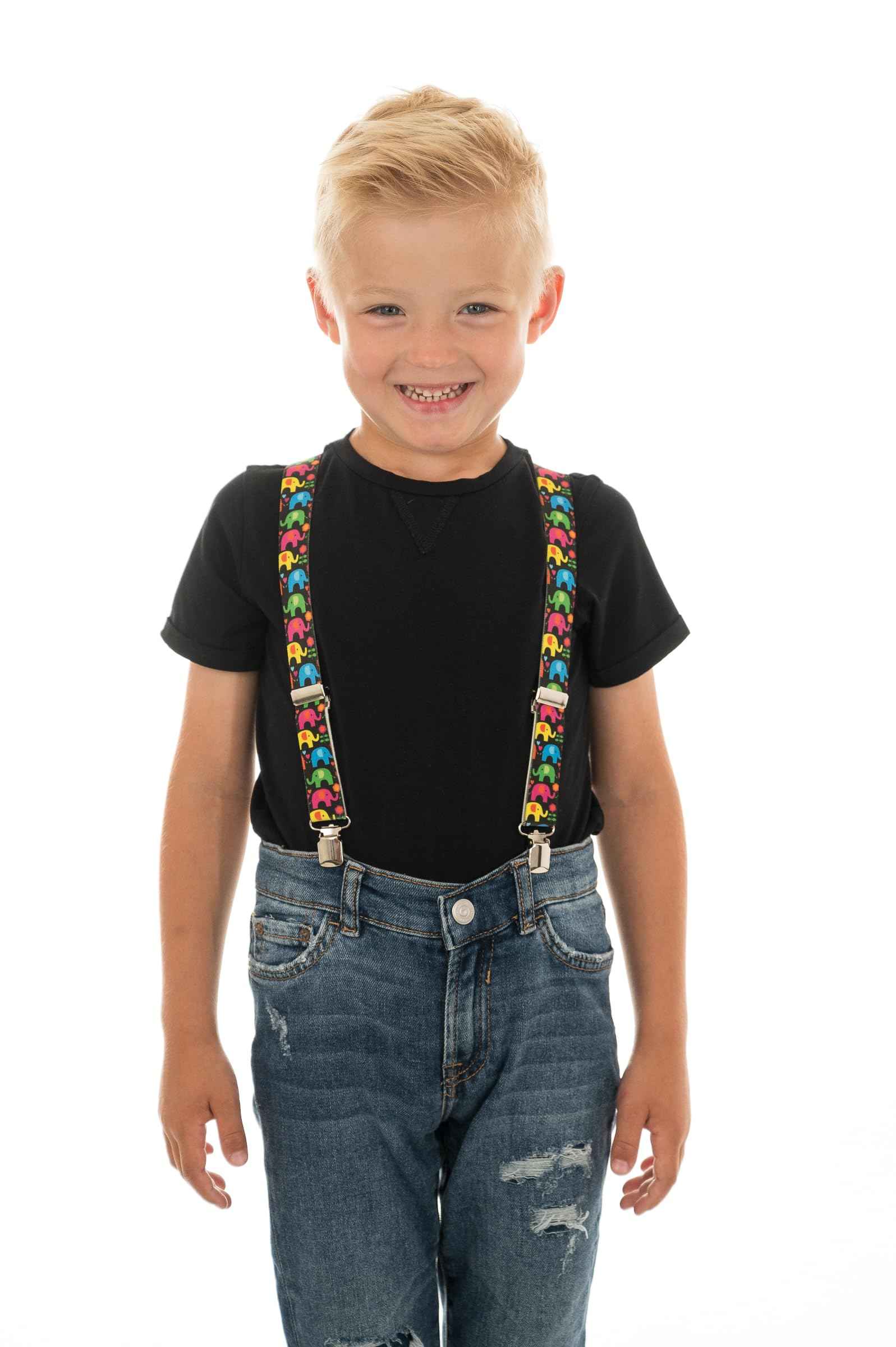 Kids Braces with Variety of Patterns | Elastic Y Braces (1-5 Years) - 2.5cm