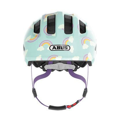 ABUS Smiley Kinderhelm 3.0 LED - Fahrradhelm für Kleinkinder mit tiefer Passform - kindgerechte Designs - Platz für Pigtail - Unisex