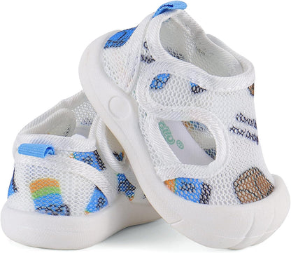 LACOFIA Baby Lauflernschuhe Unisex Erste Babyschuhe Kleinkind Mesh Sneaker rutschfeste Atmungsaktive Turnschuhe