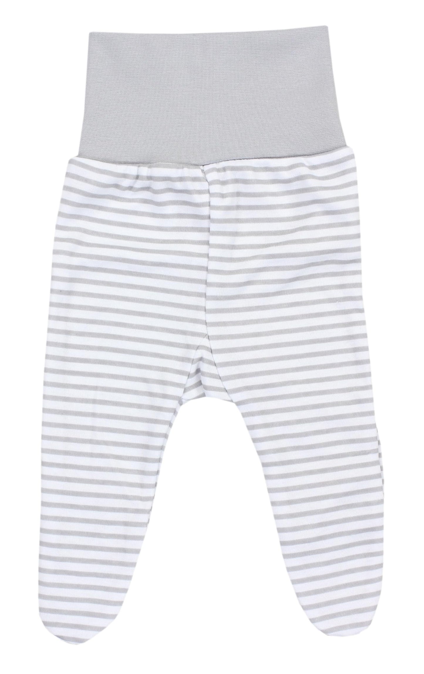 TupTam Pumphose Baby Jungen mit Fuß 3er Pack – Weiche Baby Hose aus Baumwolle mit Komfortbund