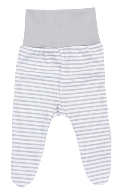 TupTam Pumphose Baby Jungen mit Fuß 3er Pack – Weiche Baby Hose aus Baumwolle mit Komfortbund