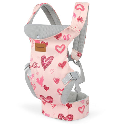 YooxArmor Babytrage für Neugeborene ab Geburt,Ergonomische gemütlich und leichtgewichtig Babybauchtrage mit Nackenstütze,Rückentrage Baby-Tragetasche Geeignet für 3-30 kg