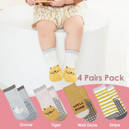 Simpeak Baby Socks, ABS Socks, Non-Slip Baby Socks, Non-Slip Baby Socks, Boys and Girls, Stopper Socks, Baby 0-36 Months
