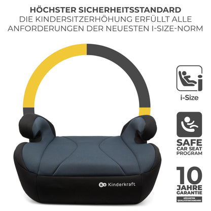 Kinderkraft I-BOOST Kindersitz 135-150cm I-Size, Sitzerhöhung von 9 bis 12 Jahre, Einfache montage, ergonomische Haltung, zusätzlichen Schaumstoff, Schwarz - Meloni2