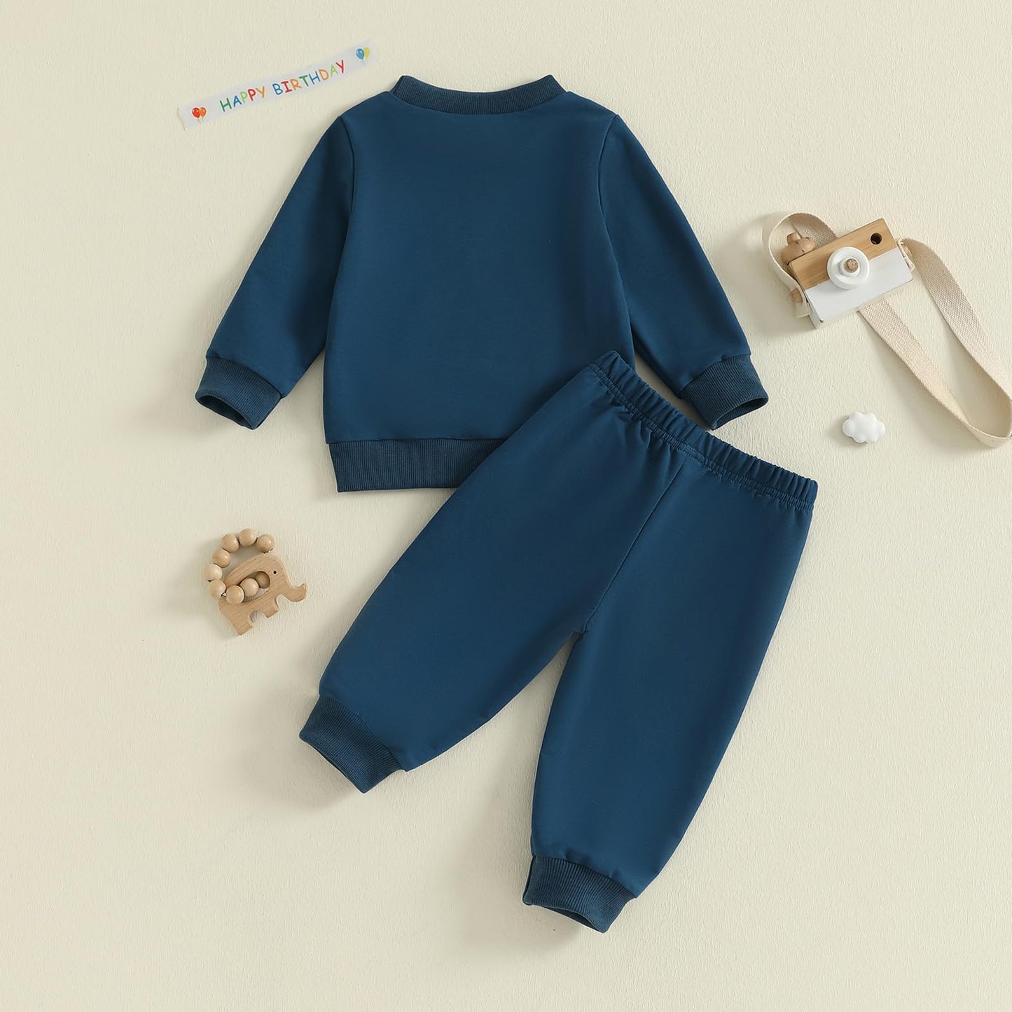 1. Jahr Geburtstag Outfit Baby Junge Kleidung Set Langarm Sweatshirt und Hose Kleidung Sets für Jungen