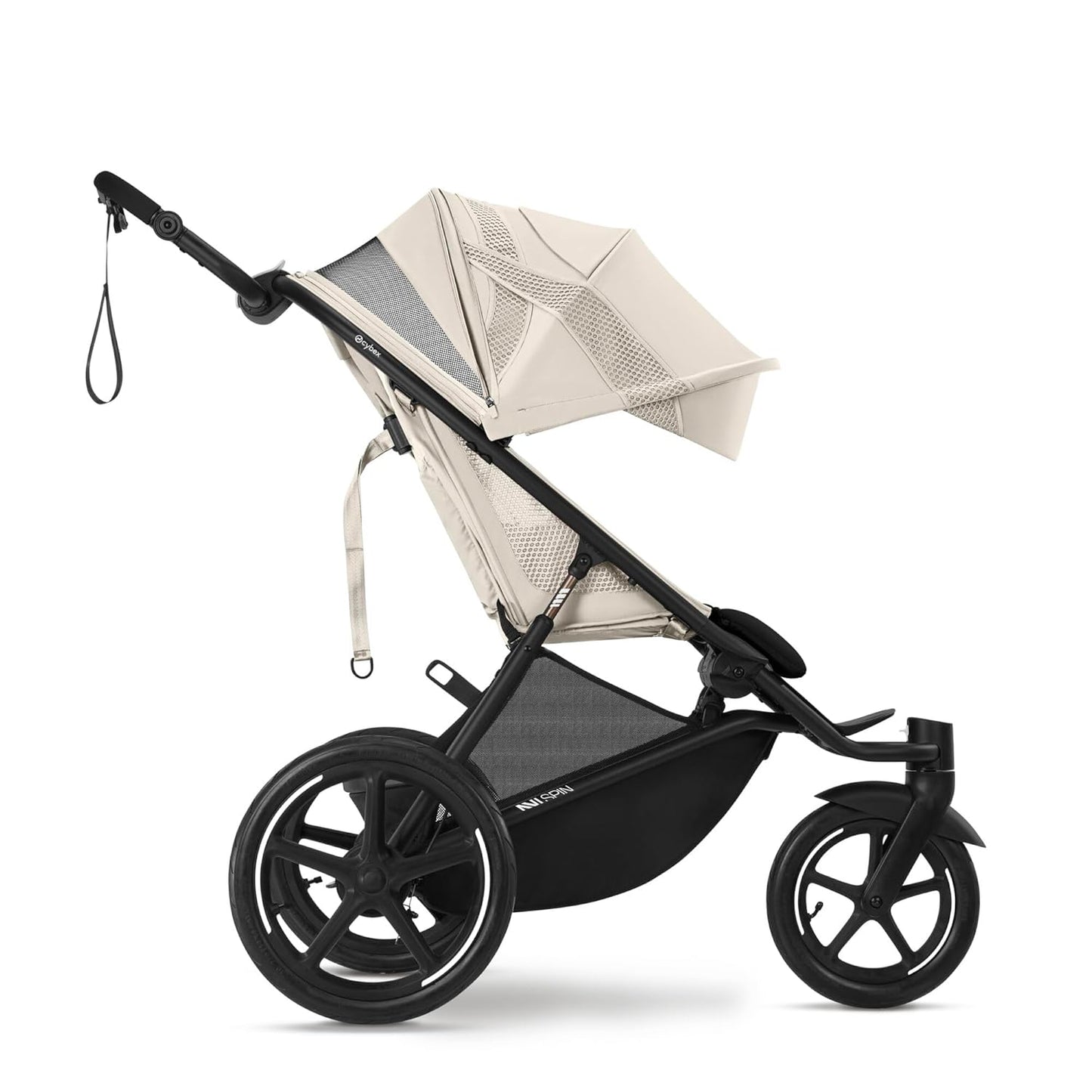 CYBEX Gold AVI SPIN Kinderwagen, Ab Geburt bis ca. 4 Jahre, Max. 111 cm und 22 kg, City-, All-Terrain-Kinderwagen, Moss Green