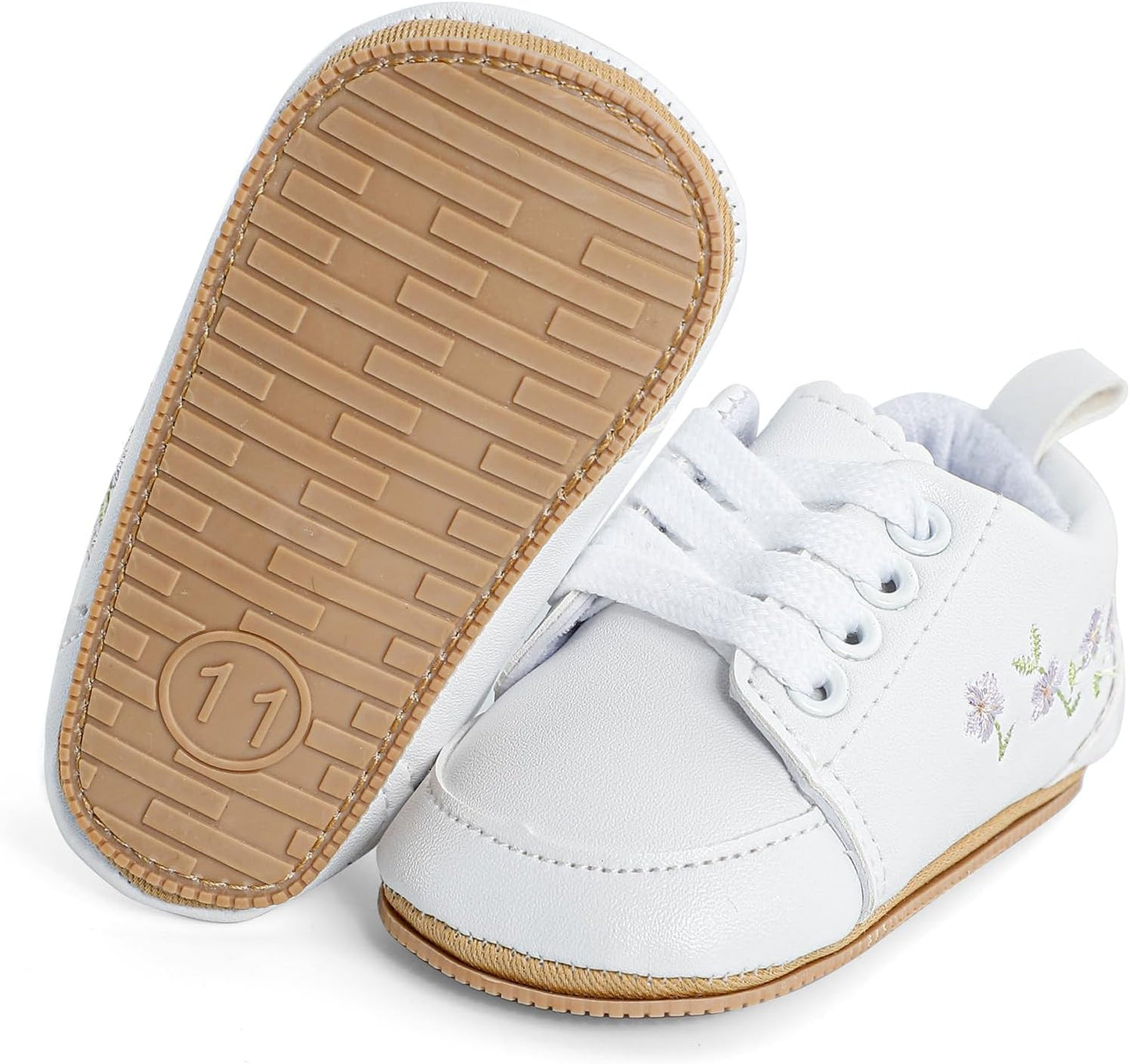 Cheerful Mario Baby Mädchen Schuhe Baby Ballerina Schuhe Lauflernschuhe Taufe Schuhe mit Bowknot PU Leder Babyschuhe