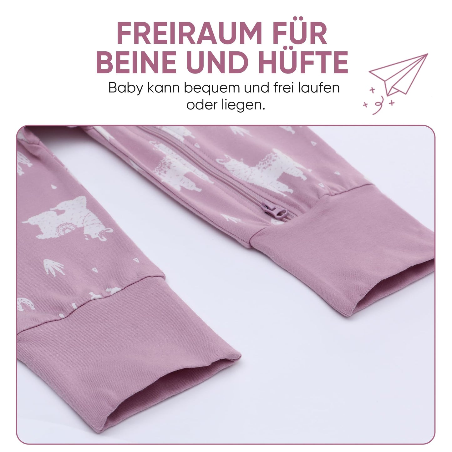 amo nenes 3er Pack Baby Strampler Neugeborene 0.5 Tog mit Füßen und Ärmel 100% Baumwolle Atmungsaktiv Baby Jungen Mädchen Overall, Baby Kleidung Langärmelige, 0-24 Monate