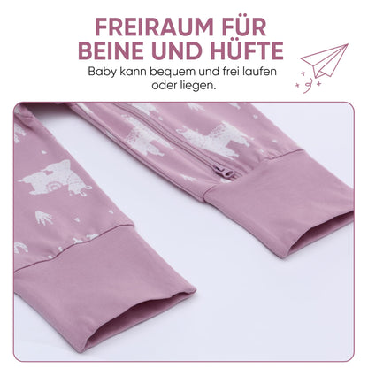 amo nenes 3er Pack Baby Strampler Neugeborene 0.5 Tog mit Füßen und Ärmel 100% Baumwolle Atmungsaktiv Baby Jungen Mädchen Overall, Baby Kleidung Langärmelige, 0-24 Monate