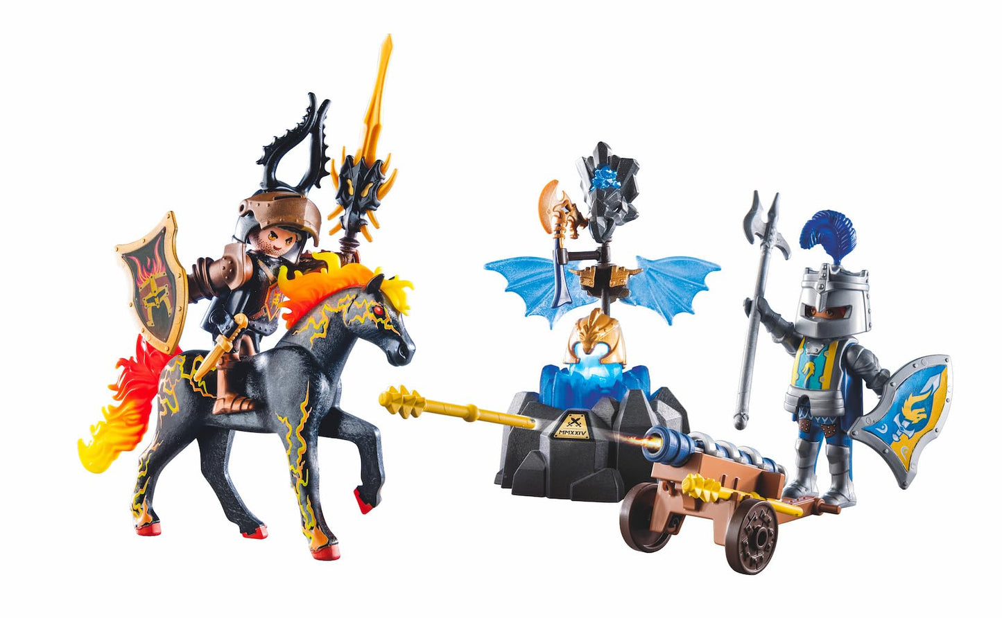 PLAYMOBIL Novelmore 71642 Arwynns Castle, Knight's Castle, Includes Three Knights and Numerous Accessories for Realistic Battles, Action-packed Toy for Children from 4 Years