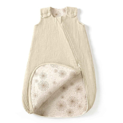 lulumoon Baby Sleeping Bag for 3-9 Months: Muslin Sleeping Bag Baby for Boys and Girls - Cotton Baby Sleeping Bag for 70 cm All-Year Children's Room