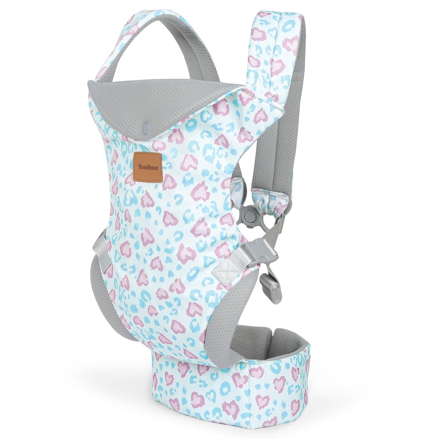 YooxArmor Babytrage für Neugeborene ab Geburt,Ergonomische gemütlich und leichtgewichtig Babybauchtrage mit Nackenstütze,Rückentrage Baby-Tragetasche Geeignet für 3-30 kg
