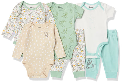 Essentials Disney | Marvel | Star Wars Unisex Baby 6-teiliges Outfit-Set, 6er-Pack