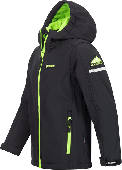 Höhenhorn Cledo Kinder Softshelljacke Kids Jacke Übergangsjacke Outdoor Winddicht Wasserdicht Atmungsaktiv