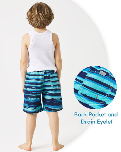 Adorel Boys' Swimming Trunks with Inner Briefs