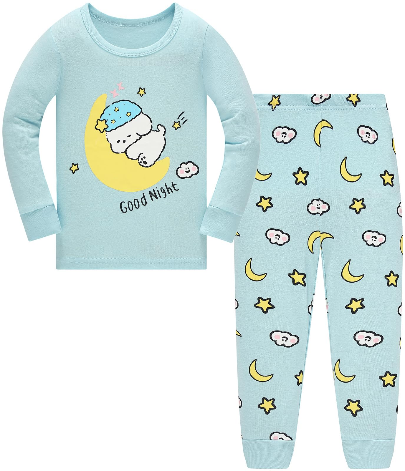 Jungen Pyjamas, Dinosaurier Langarm Zweiteiler Pyjama, Kinder Baumwolle Pyjama Set, Winter, Weihnachten Nachtwäsche, Größe 1–12 Jahre