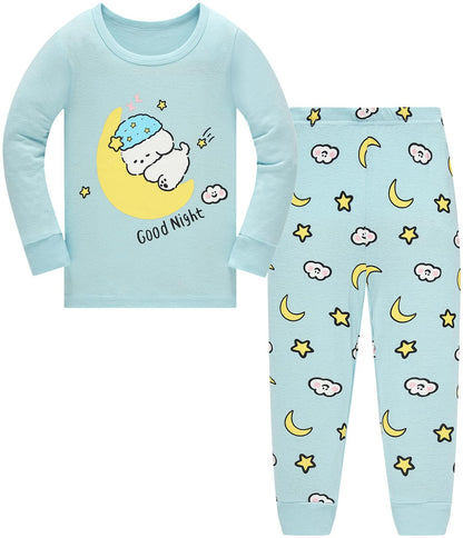 Jungen Pyjamas, Dinosaurier Langarm Zweiteiler Pyjama, Kinder Baumwolle Pyjama Set, Winter, Weihnachten Nachtwäsche, Größe 1–12 Jahre