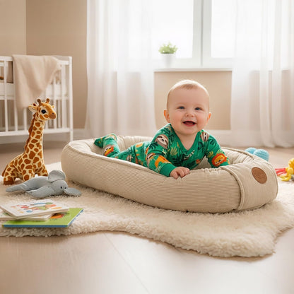 Nestchen Baby - Babynestchen Neugeborene Minky Babynest für Kinderbett Vielseitiges tragbar Nest kuschelnest zubehör für babybett warm Winter coccon Teddybären