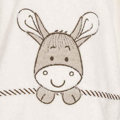 Morgenstern Bath Poncho Children's Baby Girls Boys 100% Cotton Oeko-Tex Baby Bath Towel Hooded Towel Bathrobe Terry Cloth