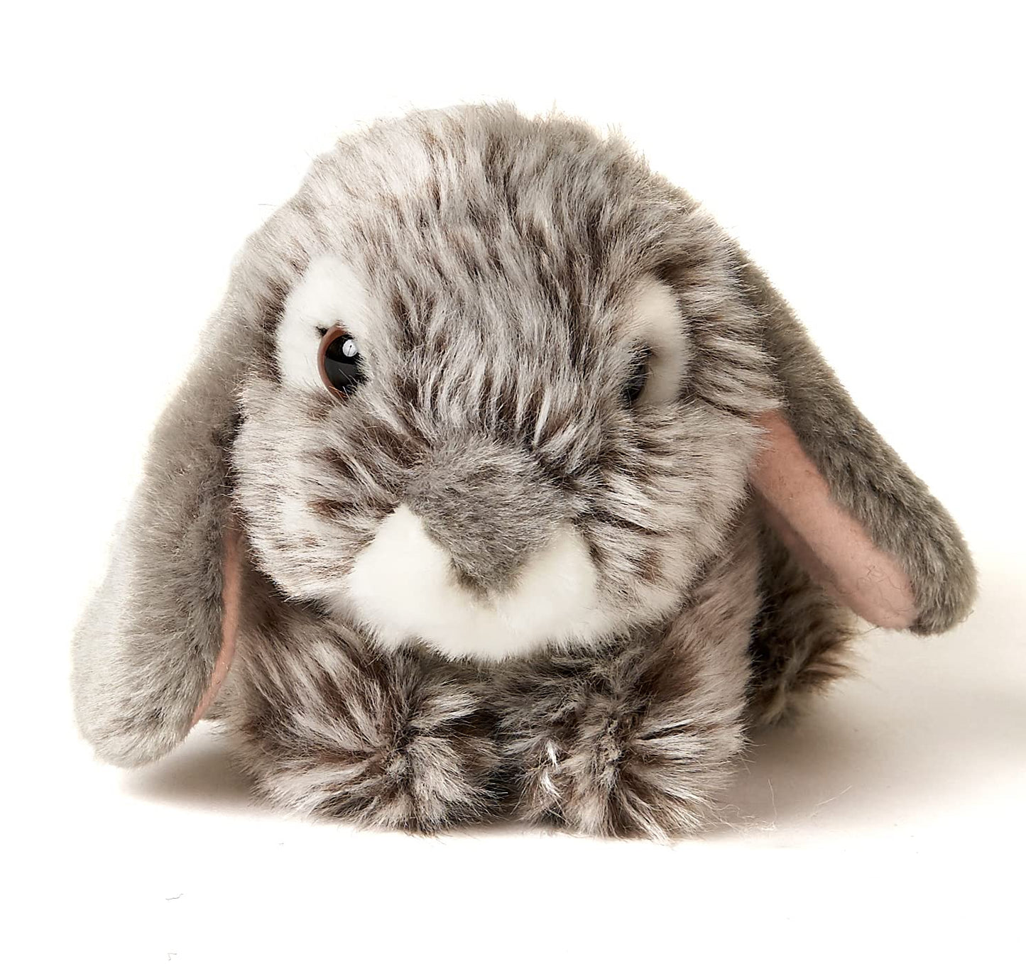 Uni-Toys - Widderkaninchen, liegend (braun) - 18 cm (Länge) - Plüsch-Hase, Kaninchen - Plüschtier, Kuscheltier