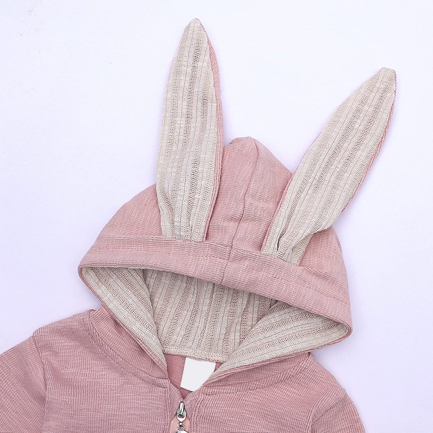 Kleinkind Baby Jungen Mädchen Baumwolle Strampler Langarm Mit Kapuze Reißverschluss Overall Body Baby Herbst Kleidung Pyjamas Outfit