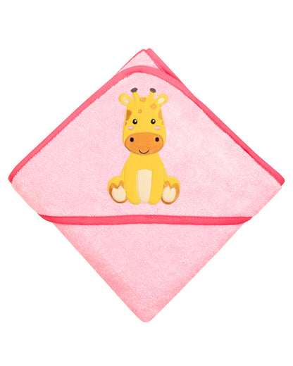 LAYNENBURG Premium Kapuzenhandtuch Baby - Badehandtuch aus 100% Baumwolle - Oeko TEX - Handtuch mit Kapuze für Neugeborene & Kinder - Badetuch, Babyhandtuch Mädchen, Jungen (Waschbär 80 x 80cm)