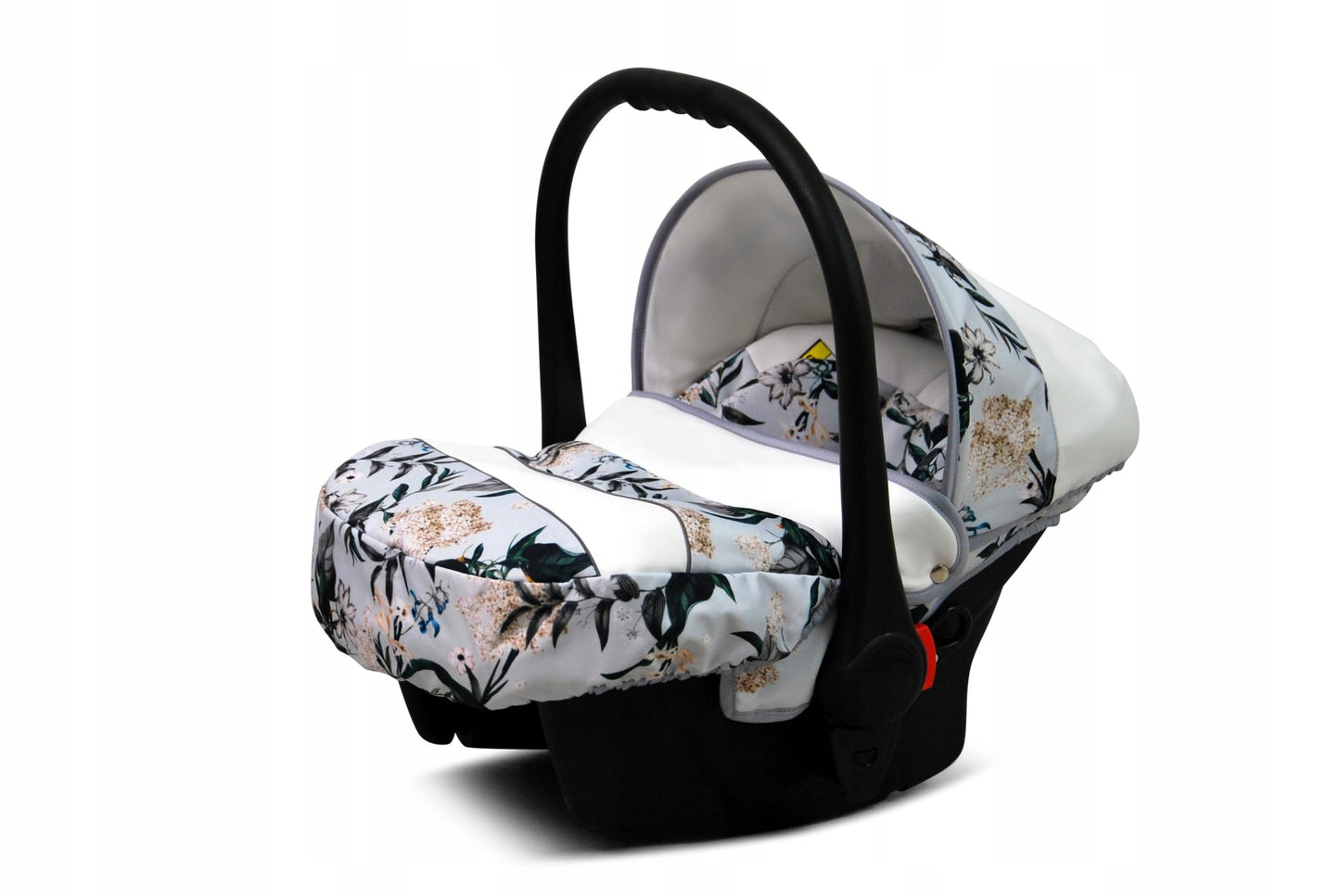 BabyLux® Bambimo Pushchair Set 3 in 1 - Tropical - incl. Baby Carrycot, Buggy Sports Seat, Car Seat - Pram Set - Combination Pram with Changing Bag, Rain Cover etc.