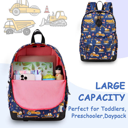 Rucksack für Mädchen, 4-6 Jahre, Schulrucksack mit Seitentaschen und Brustgurt, 127-Einhorn, one size, Niedlich