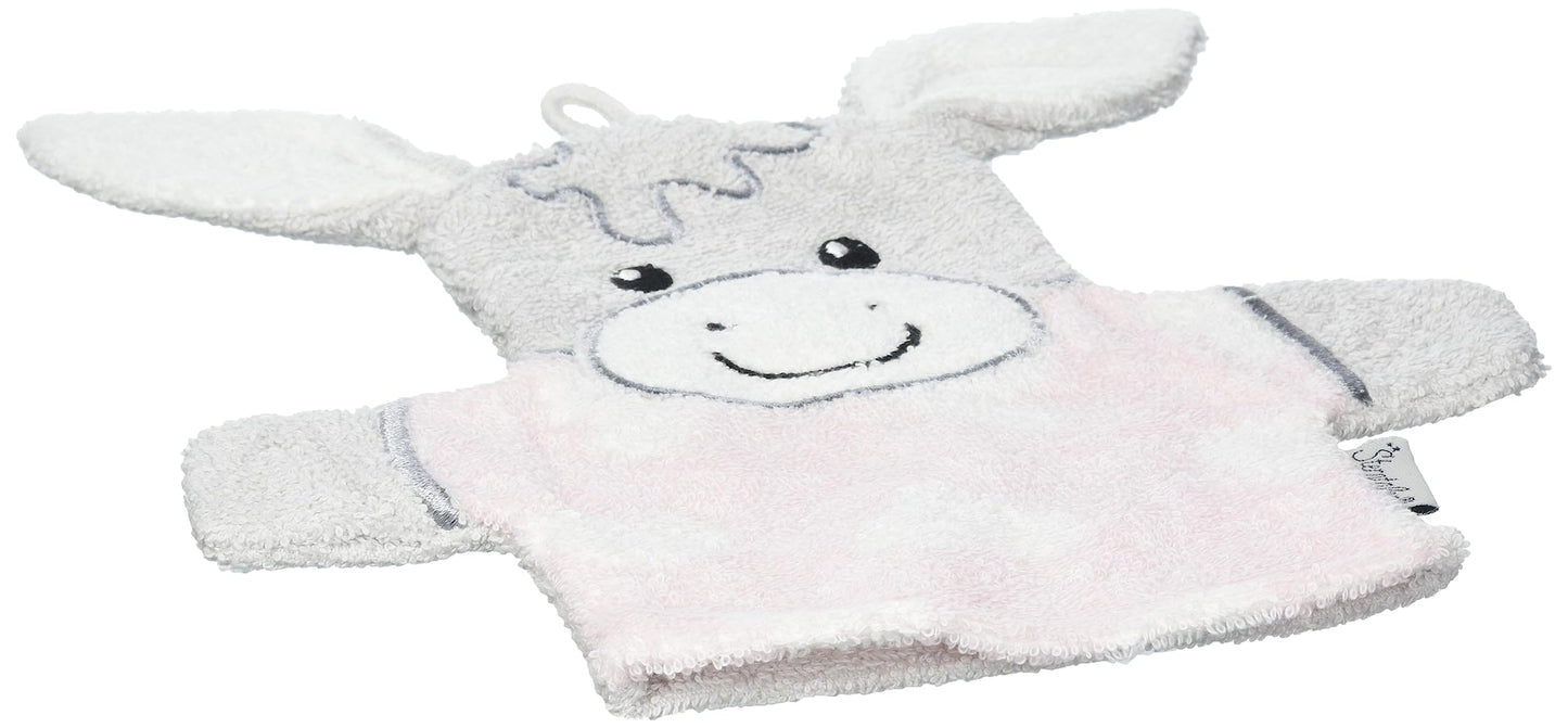 Sterntaler Emmi Girl Donkey Wash Mitt Flora Rose