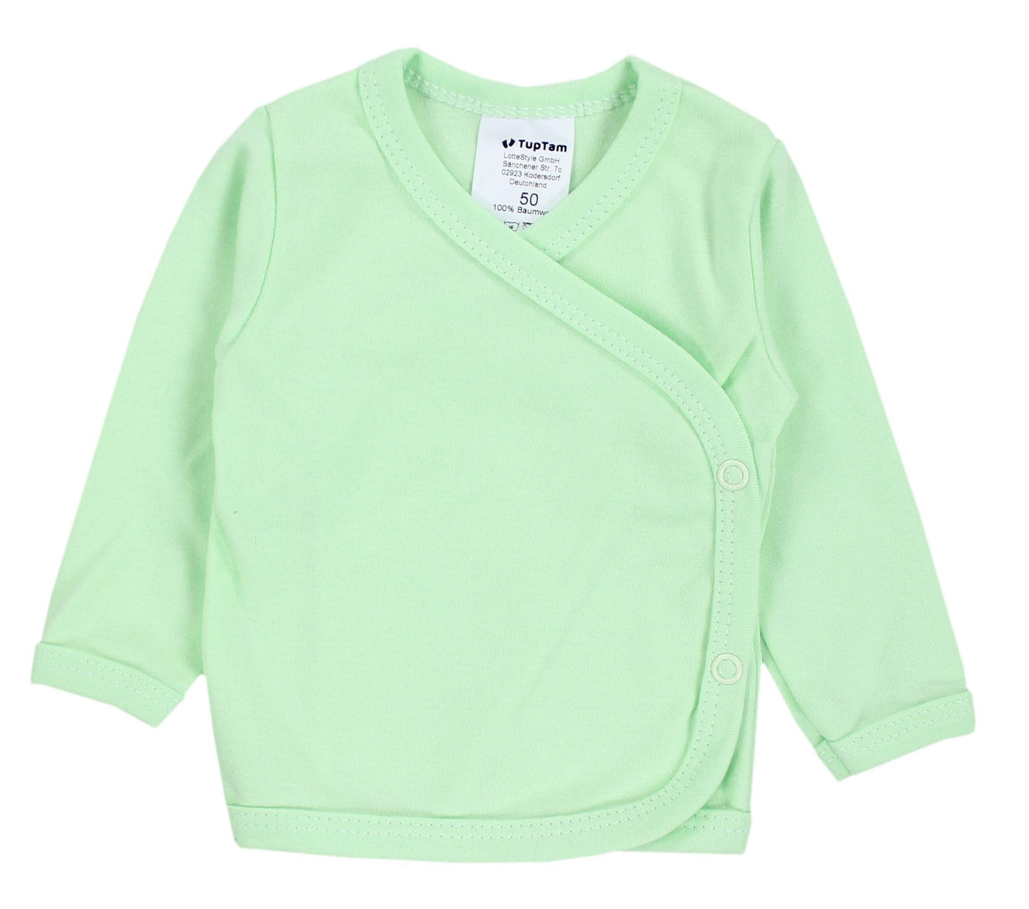 TupTam Baby Jungen Langarm Wickelshirt Baumwolle 5er Set