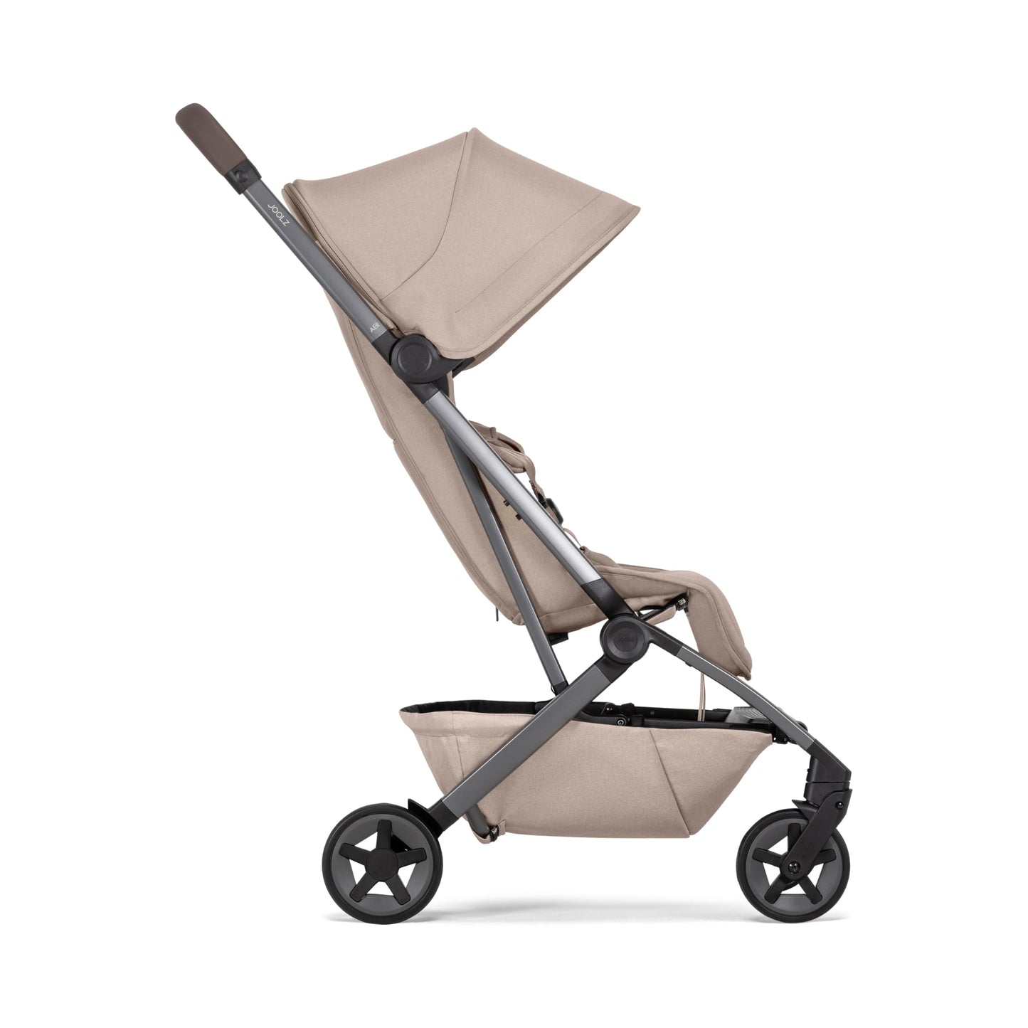 Joolz Aer2 Reise-Kinderwagen – Kompakter Reisebuggy für Babys und Kleinkinder, Einhand-Faltung, Liegefunktion & UPF 50+ Sonnendach, Flugzeug Handgepäck tauglich, ideal für Reisen (Space Black)