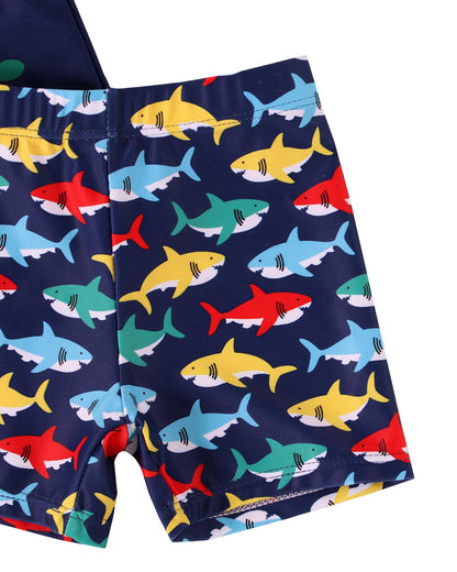 Uv Kleidung Baby Badeanzug Junge Zweiteilig Kurzärmel Schwimmshirt Badeshorts Uv Schutzkleidung 3 Monate-3 Jahre