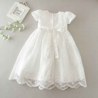 Baby Long Christening Dresses White Christening Dress Special Occasion Dresses for Girls Birthday