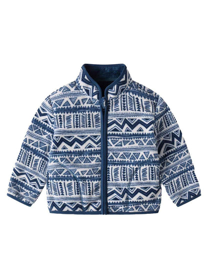 LUVCES Baby Jacket Boys Unisex Toddler Girls Kids Warm Fleece Jacket Full Zip Pullover Outerwear Sweatshirt