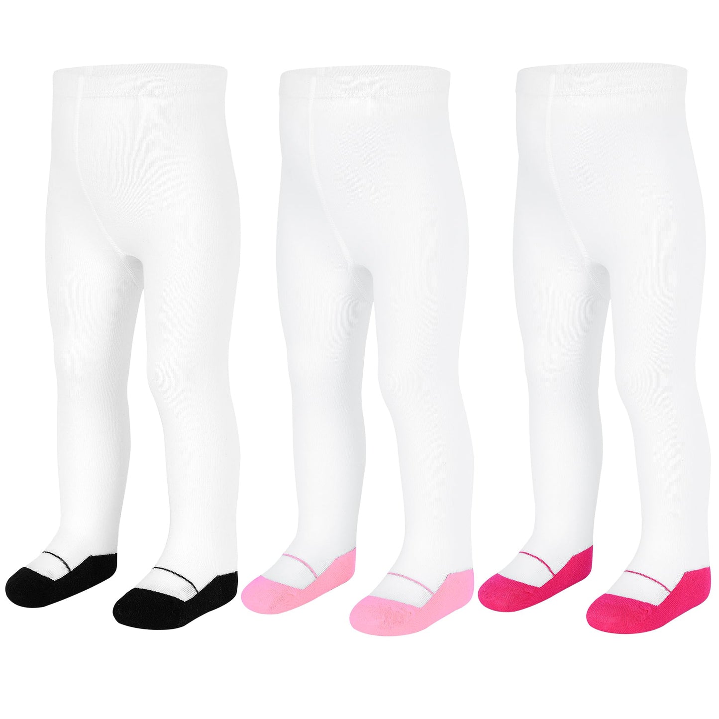 Baby Tights Children's Tights for Girls Boys Cotton Children's Tights 3 Pairs Crawling Tights Stockings Leggings 0-24 Months