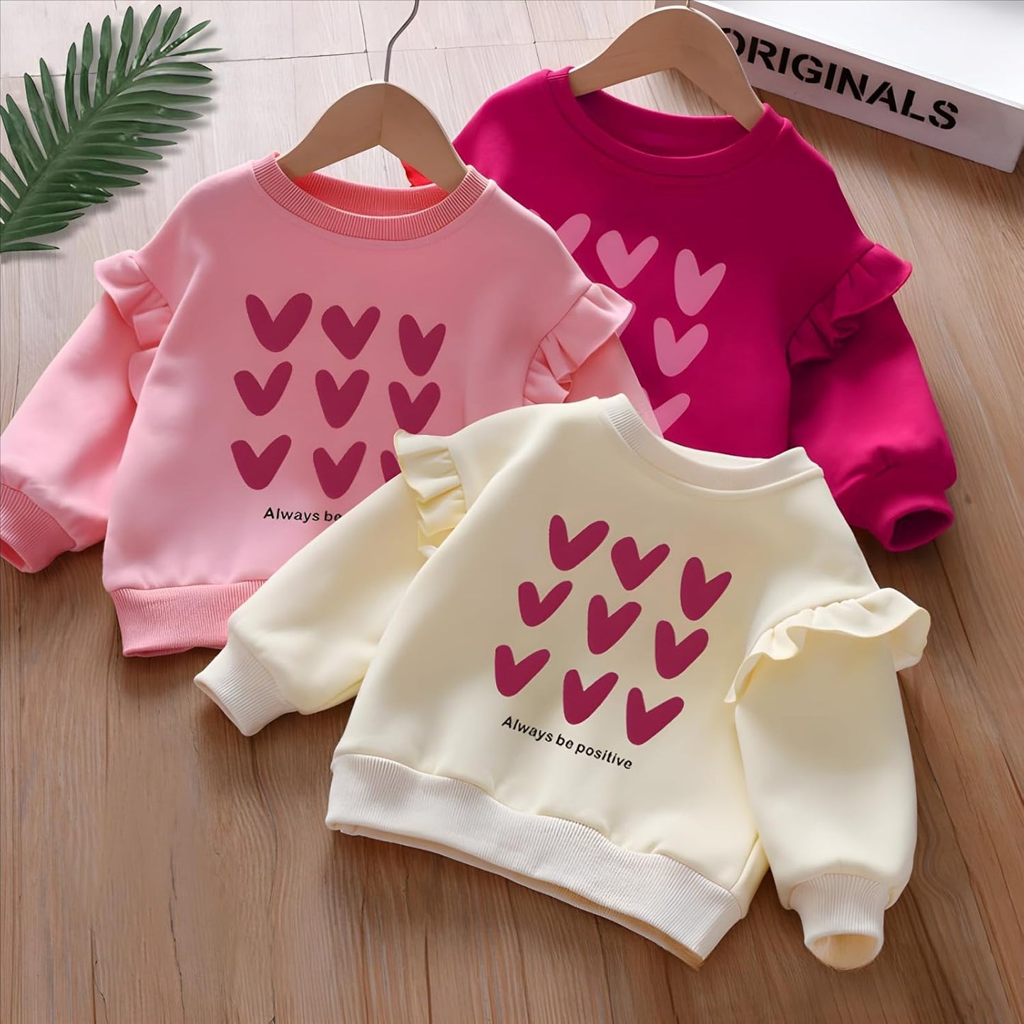 Gumyoss Sweatshirt Mädchen Pullover für Kinder Mädchen Baumwolle Sweater Kleinkind Mädchen Langarm Tops Alter 2-8 Jahre