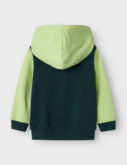 NAME IT Jungen Nmmveblock Ls Sweat Wh Unb Kapuzenpullover