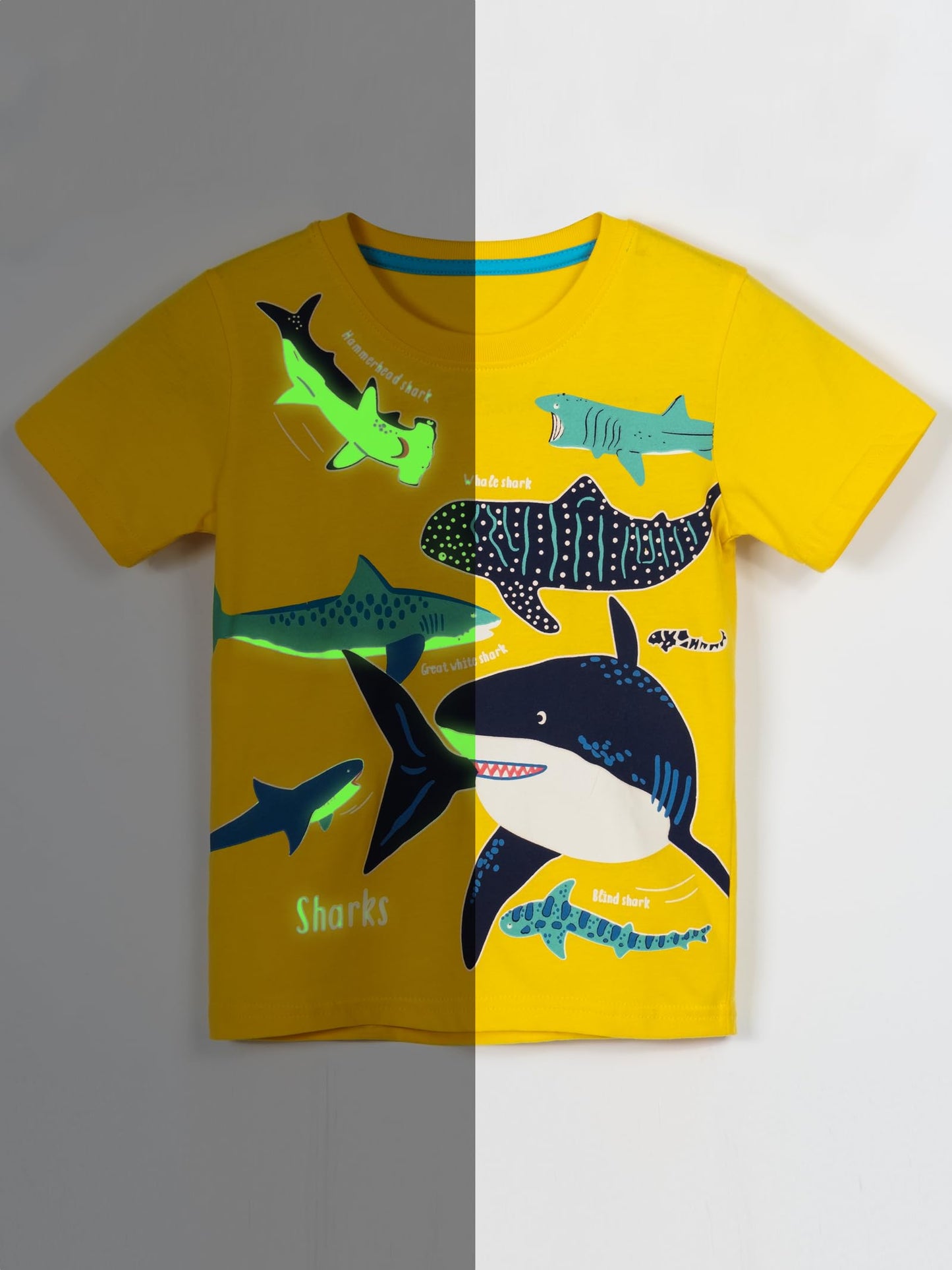 YOUNGSOUL Jungen T-Shirt Dinosaurier Kinder Kurzarm Tee Shirt Sommer Tops 3er-Pack