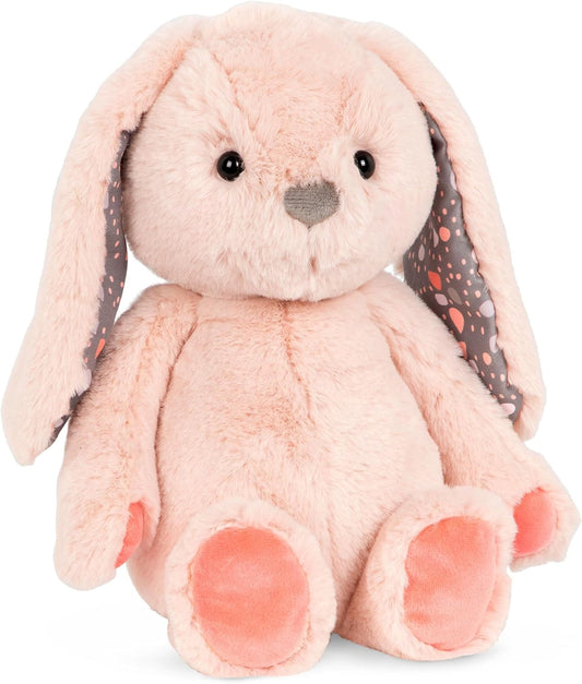 B. toys Kuscheltier Hase – Superweich mit langen Ohren – Plüschtier pfirsichfarben, Baby und Kinder Spielzeug für Mädchen und Jungen ab 0 Monate, Hellrosa