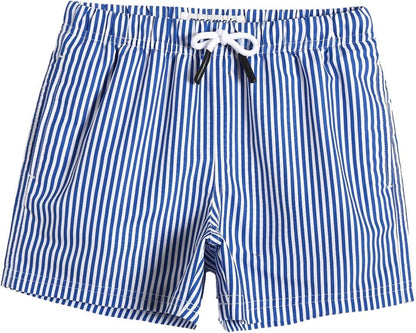 MaaMgic Boys’ Small Swimming Shorts, Quick-Drying Board Shorts with Mesh Lining, Pockets and Adjustable Drawstring