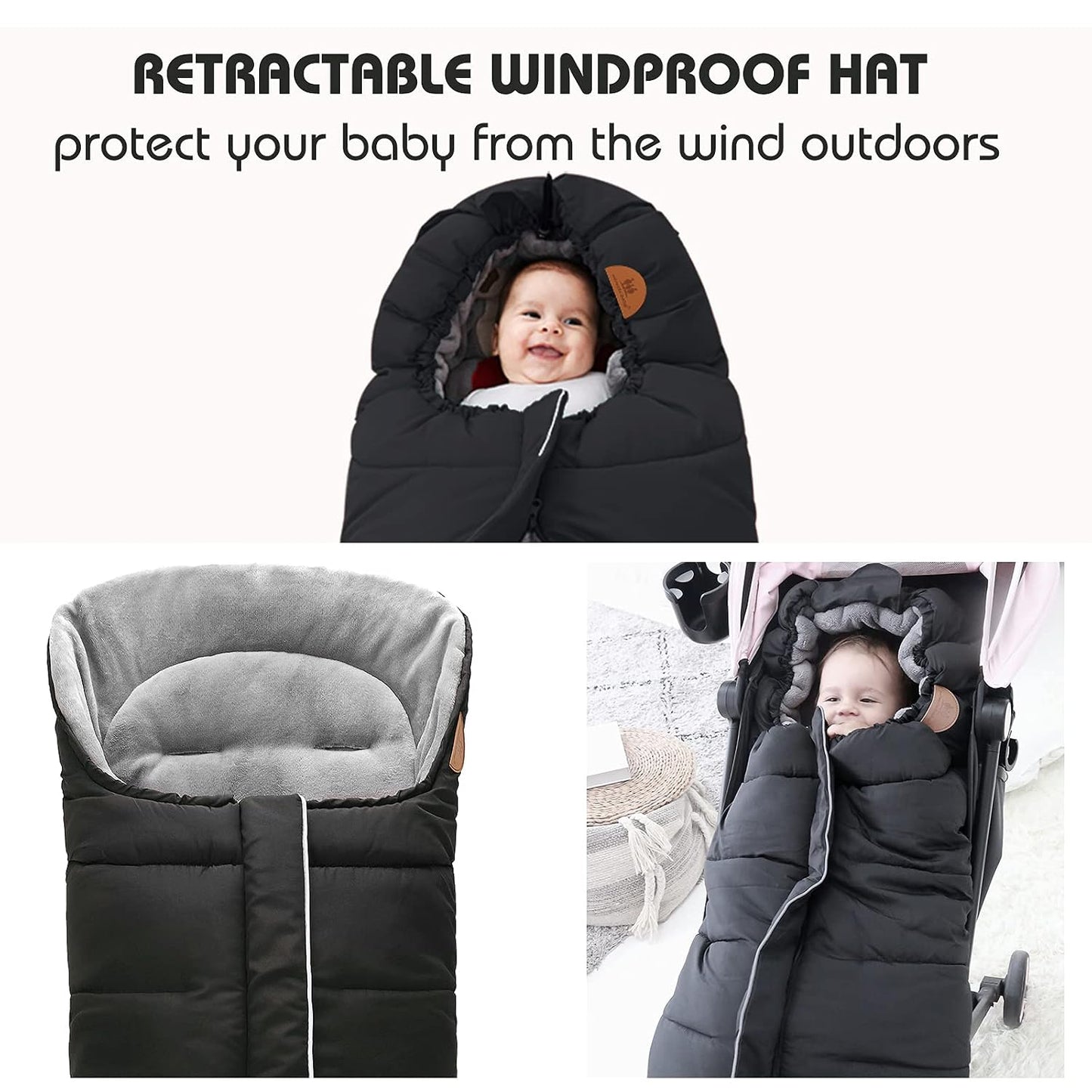 Fußsack Fusssack Footmuff Fußsäcke für Kinderwagen Buggy Universal Winter Baby