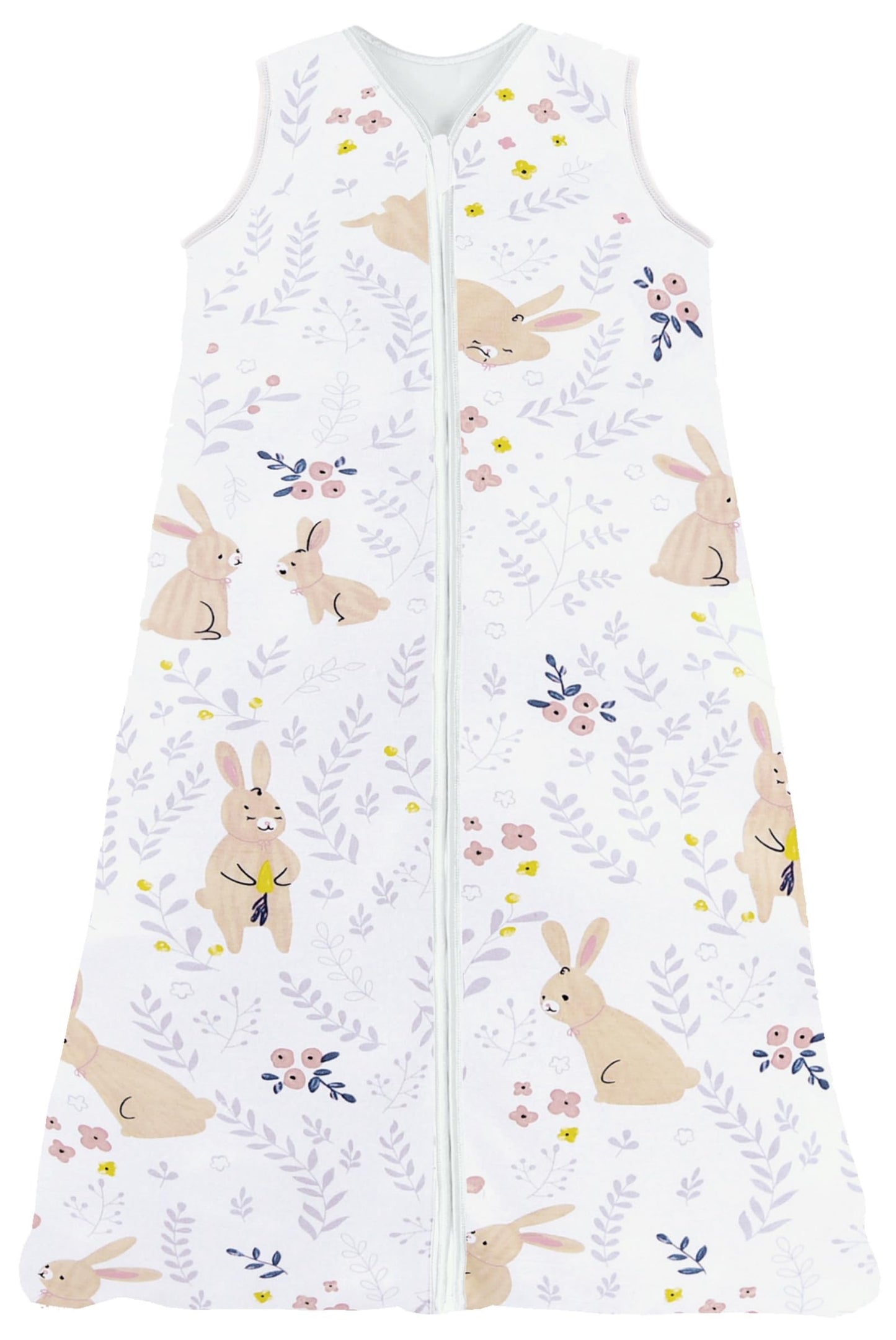 Chilsuessy Summer Baby Sleeping Bag, Small Children’s Sleeveless Pyjamas for Summer and Spring, 100 % Cotton