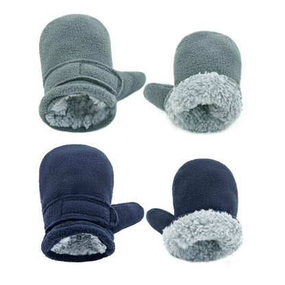 SEYUFN Baby Winter Gloves Fleece Lining Toddler Boys Warm Soft Baby Girls Adjustable Gloves Outdoor Gloves